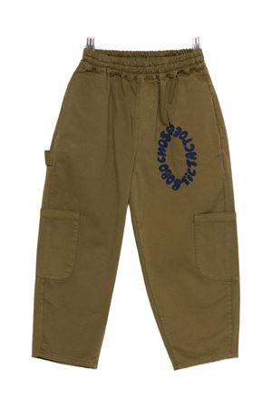 pantalone in cotone verde BOBO CHOSES KIDS | B225AC077370